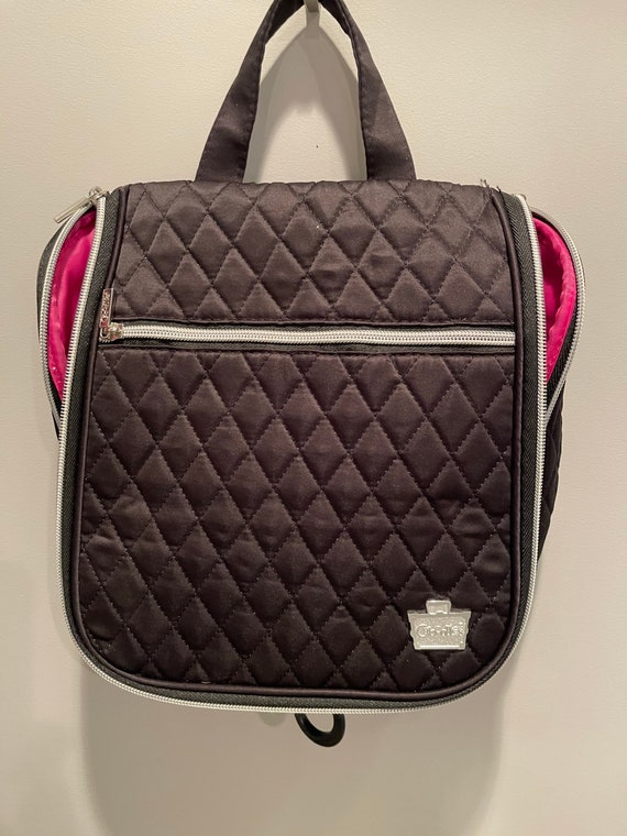 Caboodle bag, pink and black. Like new condition Gem