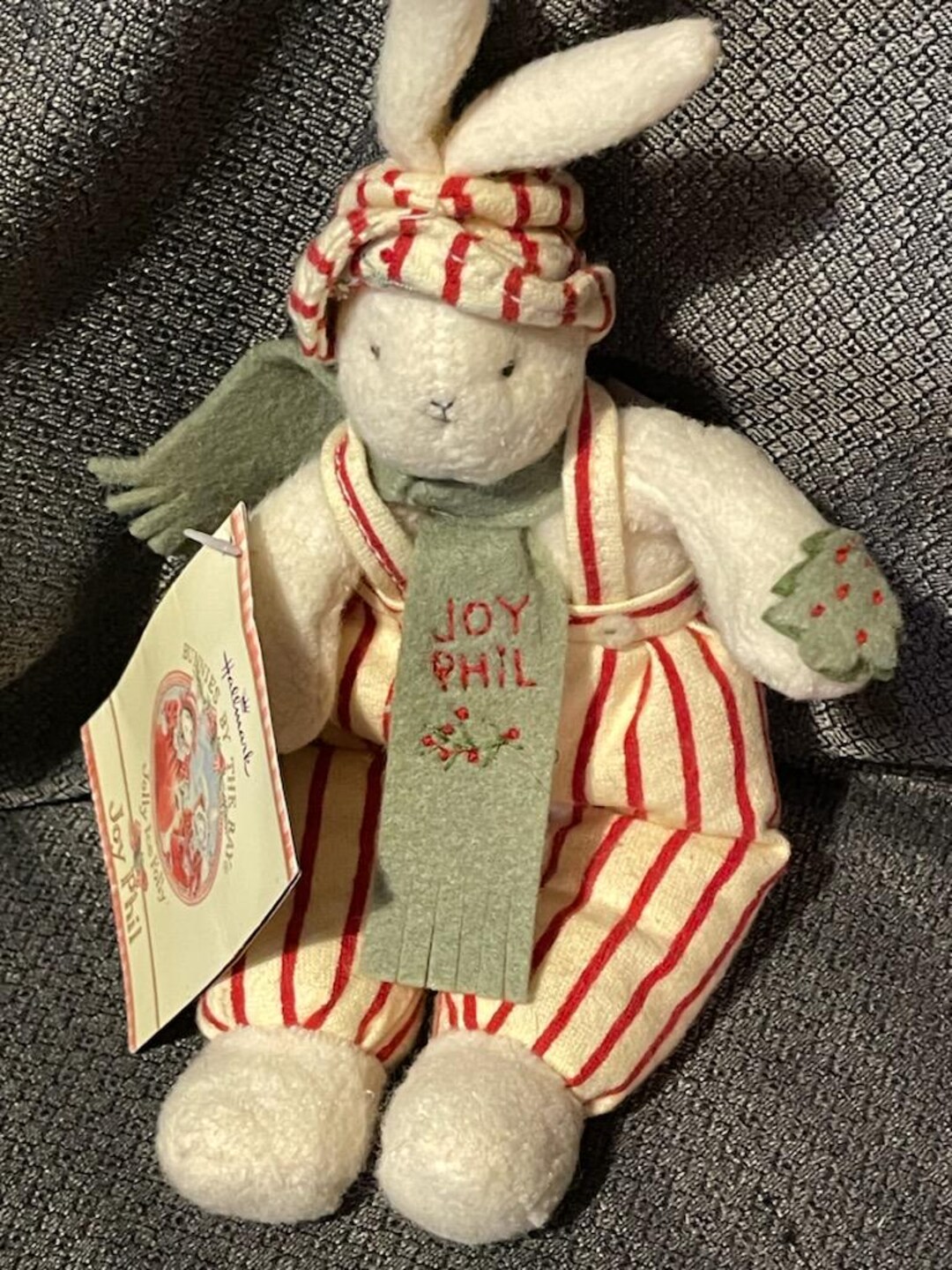 Hallmark Bunnies by the Bay Christmas Holiday Bunny Rabbit Joy Phil - Etsy