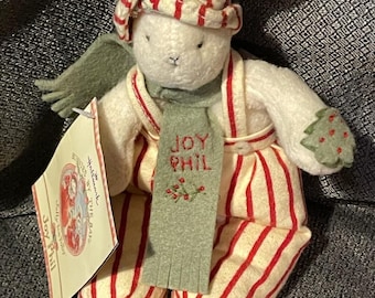 Hallmark Bunnies By The Bay Christmas Holiday Bunny Rabbit Joy Phil
