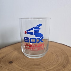 Chicago white Sox 1980s glass
