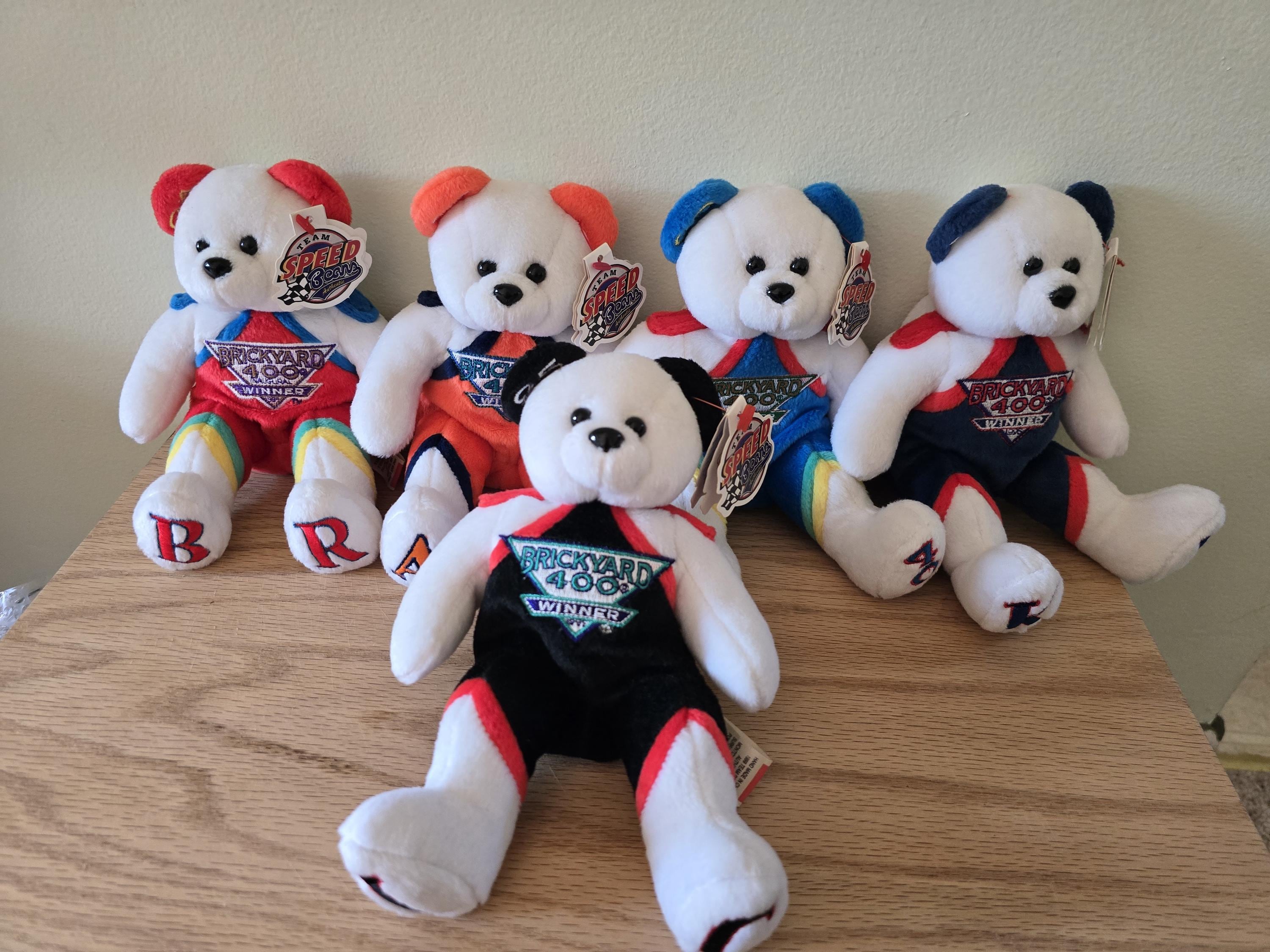 1999 Nascar Bears - Team Speed Bears. Brand New - Etsy