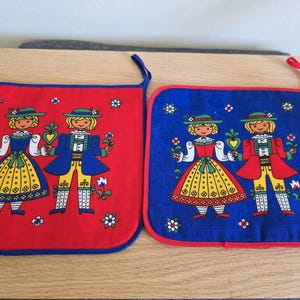 Vintage Dutch Pot Holders