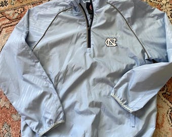 Vintage North Carolina Pullover blue jacket, large, youth