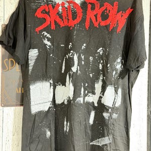 80's Skid Row Tee - Etsy