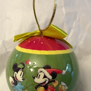 Vintage Mickey and Minnie ornament