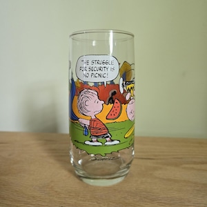 Peanuts Glasses McDonalds Cups Camp Snoopy Collection 1983