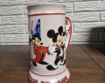 mickey mouse through the years stein