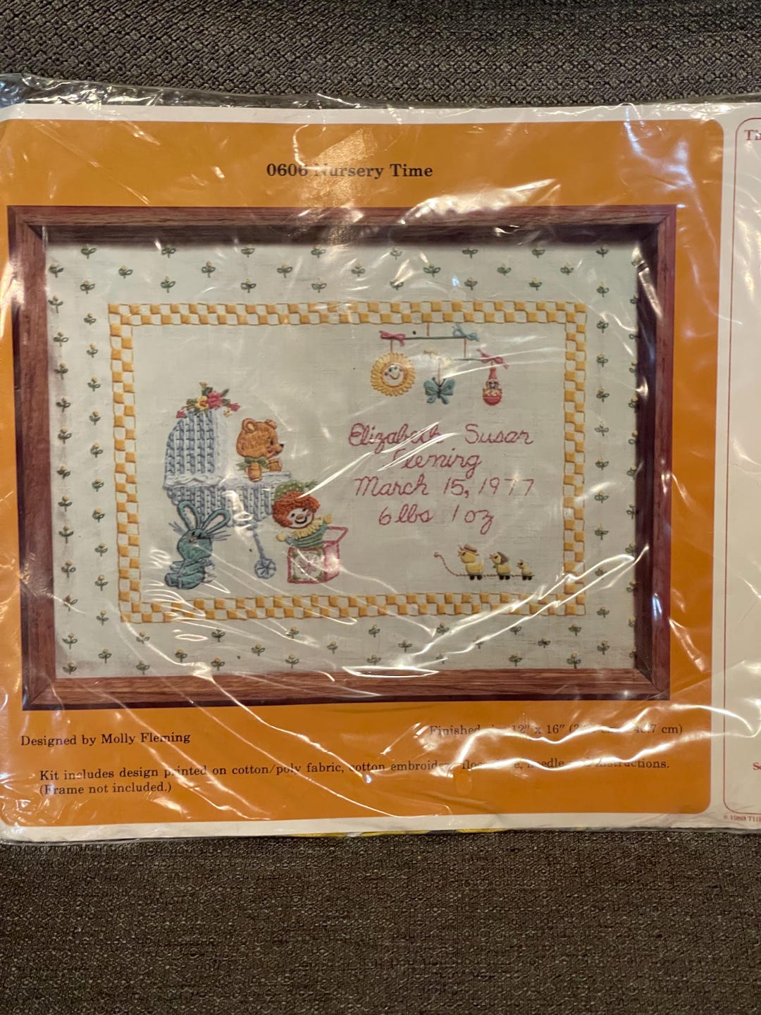 Baby Sampler Cross Stitch Kit - Etsy