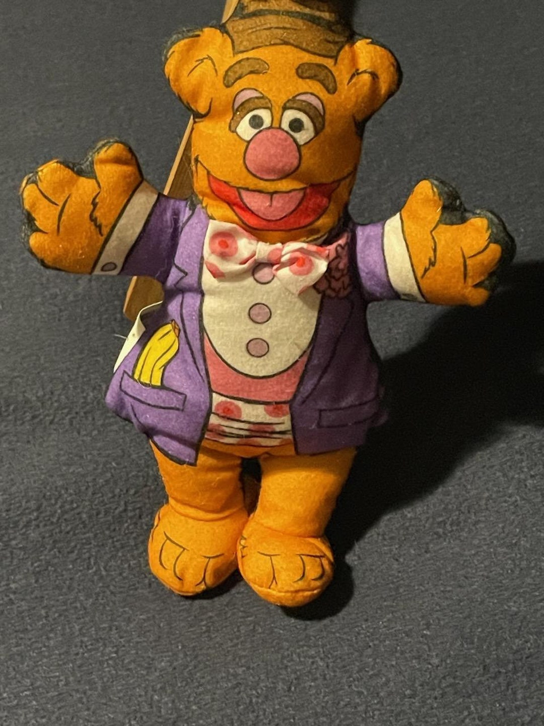 Muppet Teddy Vintage Blockbuster the Muppets Fozzie Bear Plush Stuffed Animal 1998 ...