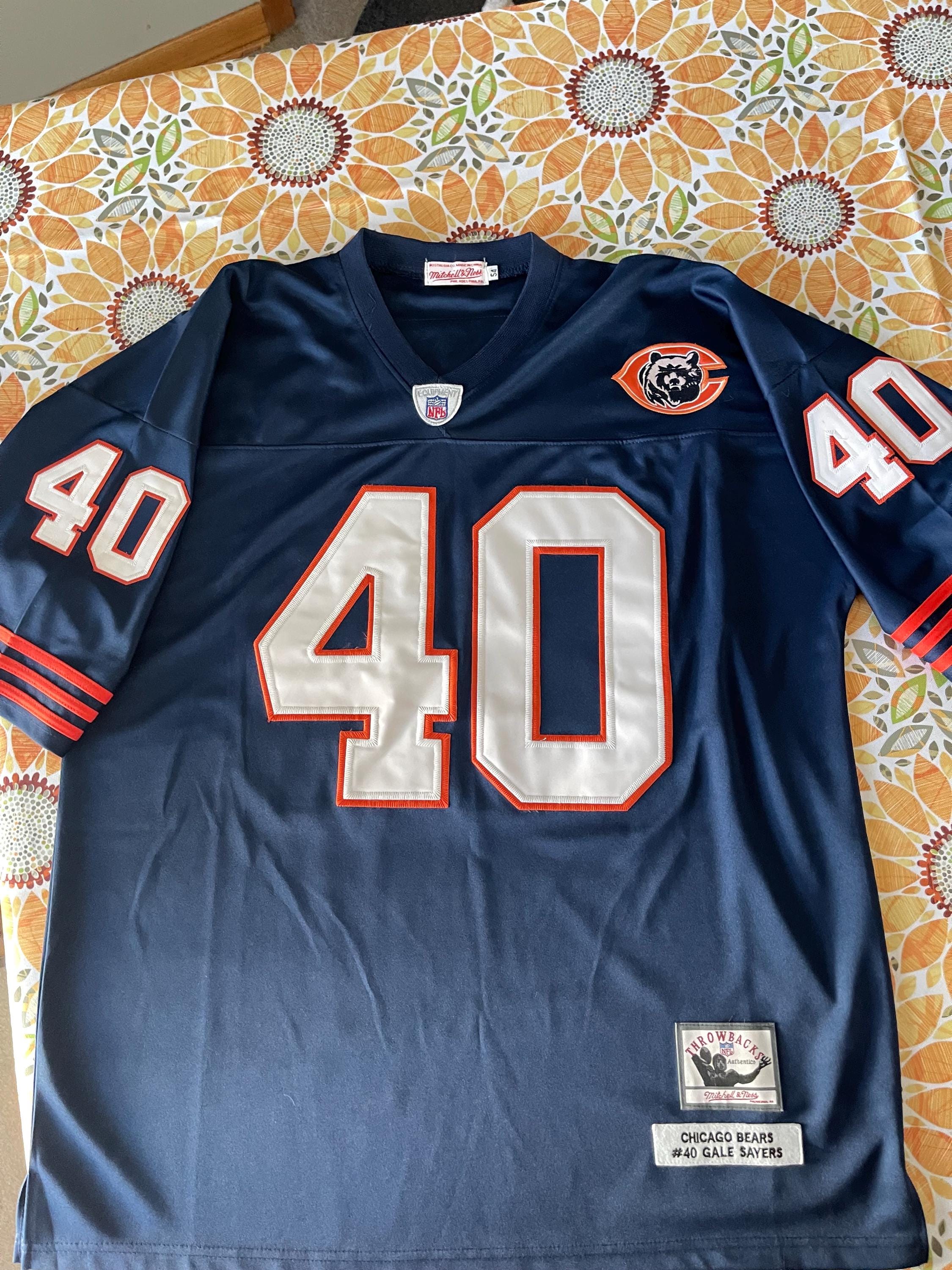 Mitchell and Ness Chicago Bears Gale Sayers #40 Throwback Jersey