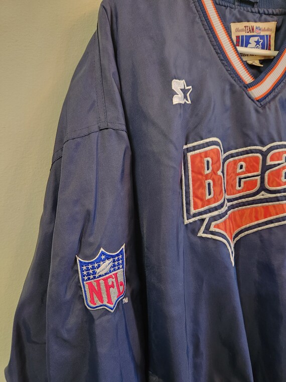 Vintage Chicago Bears starter pullover jacket, si… - image 2