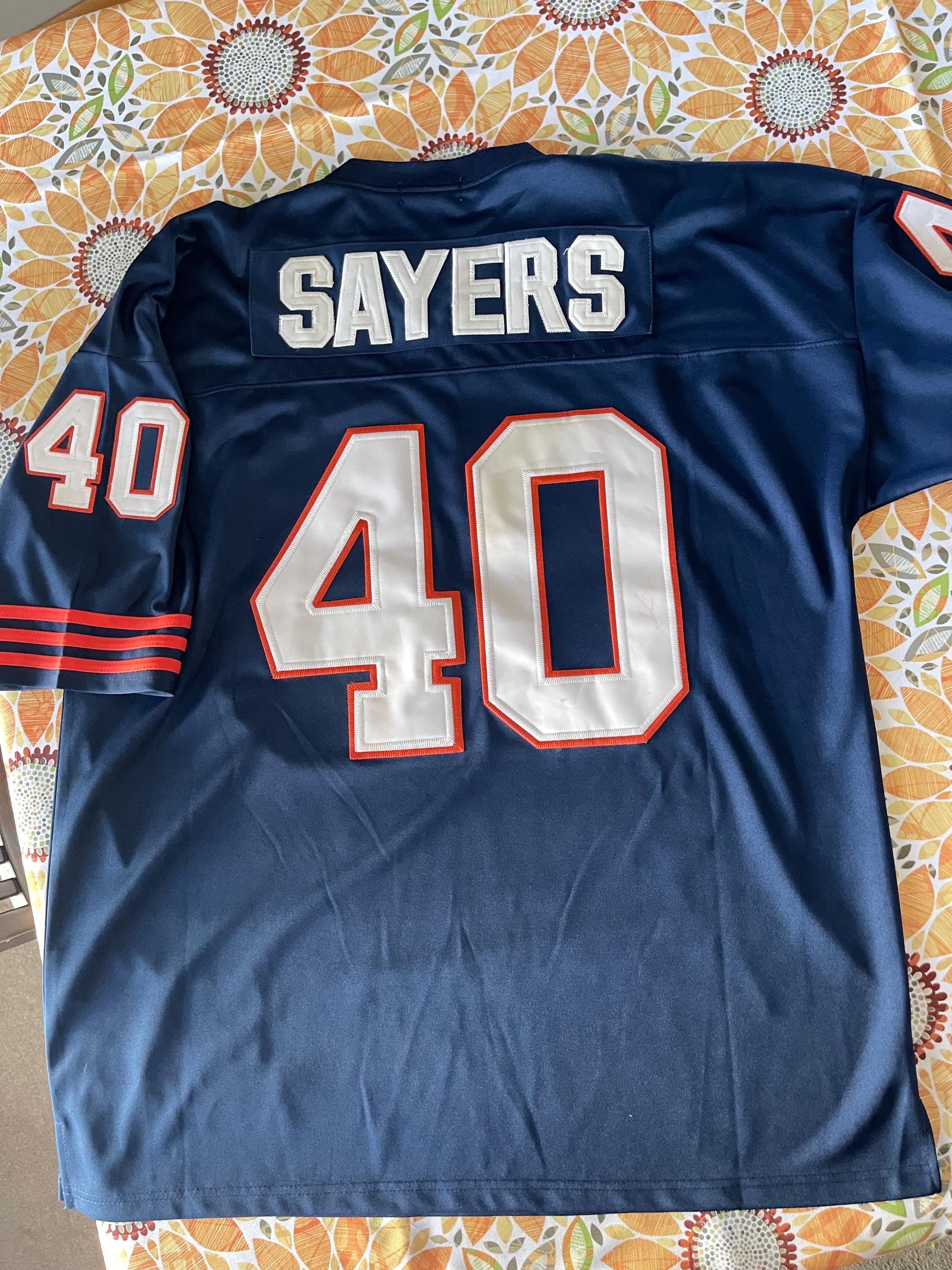 Mitchell and Ness Chicago Bears Gale Sayers #40 Throwback Jersey