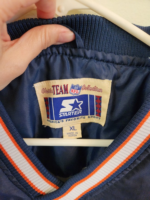 Vintage Chicago Bears starter pullover jacket, si… - image 4