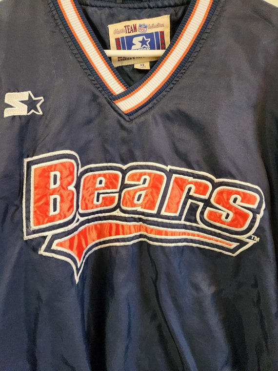 Vintage Chicago Bears starter pullover jacket, si… - image 3