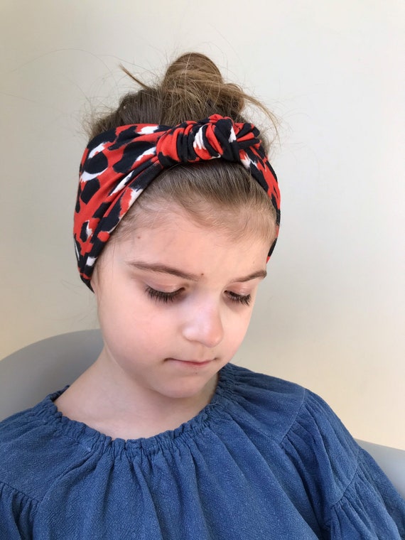1 x Niedlich Baby Kinder Mädchen Turban Knoten Stirnband Bogen Headwear Haarband 