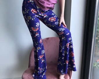 Floral Print Bell Bottoms / Girls Flare 