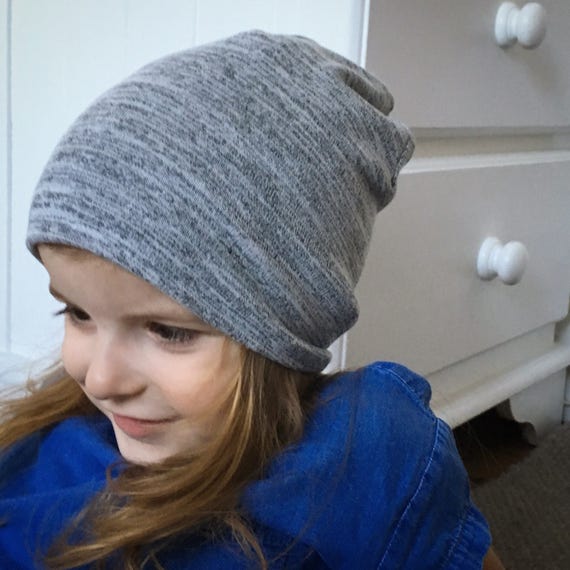grey baby beanie hat