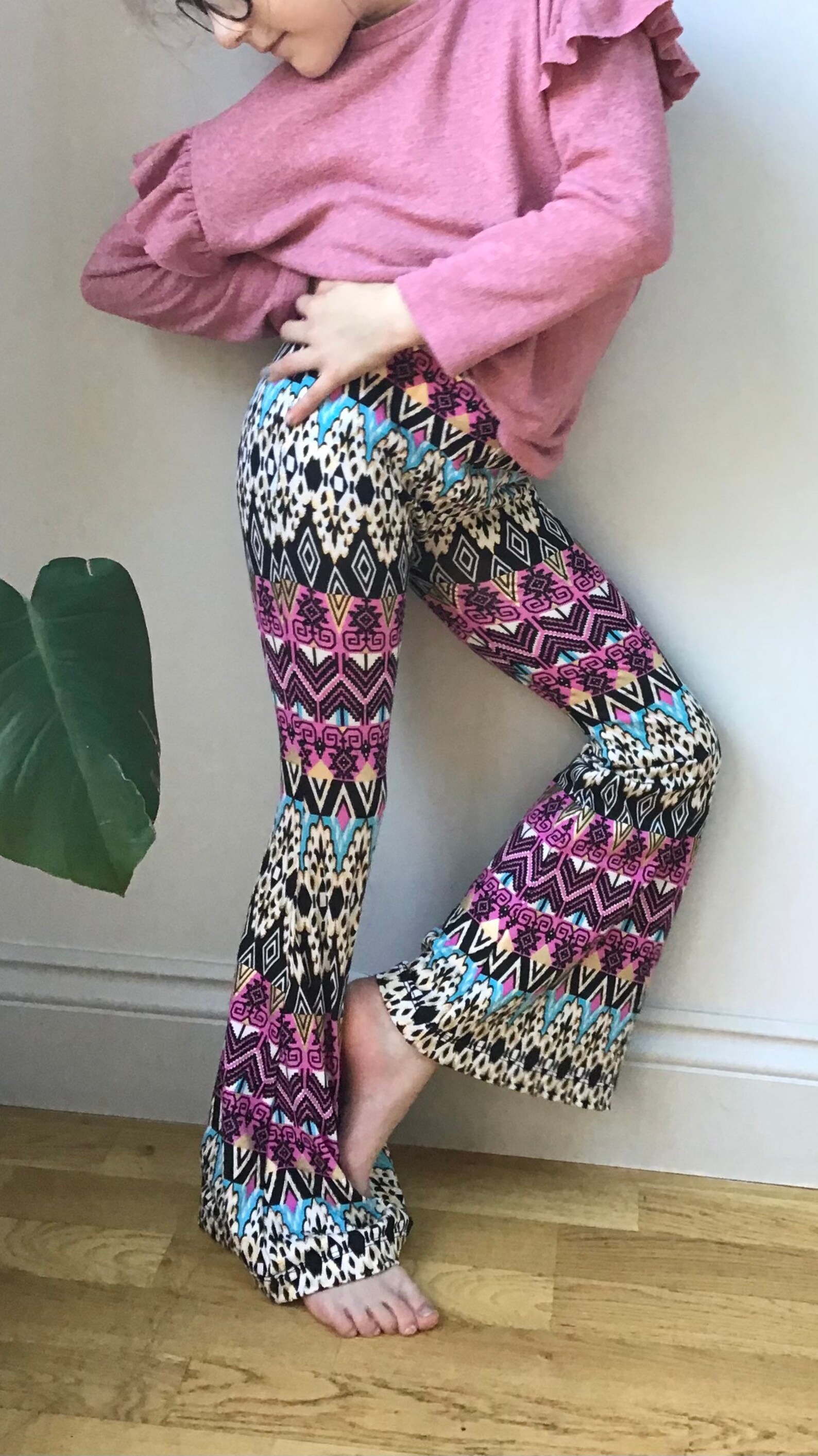 flare leggings with pockets