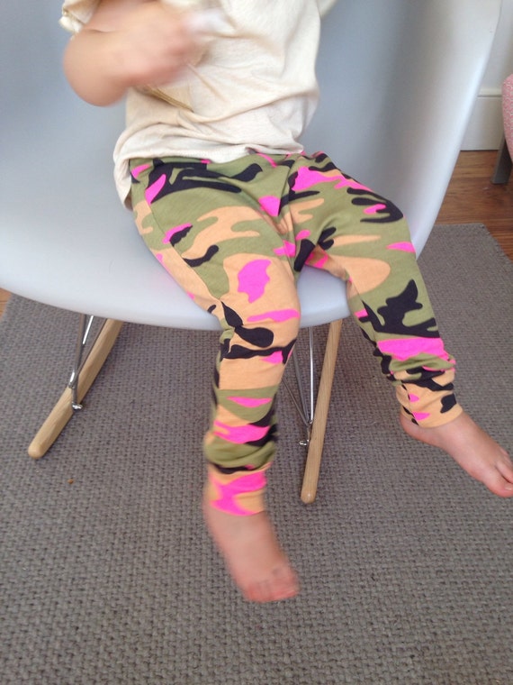 Items similar to Baby harem pants / jersey khaki camo harem / toddler