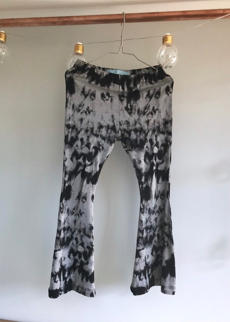 tie dye bell bottom flare pants