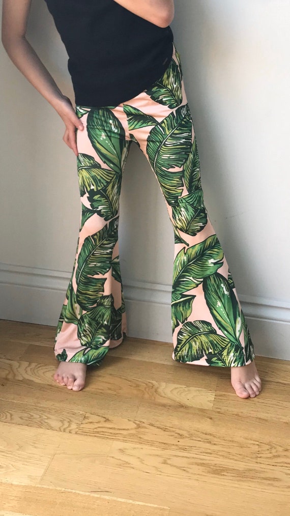 Pantaloni a campana / leggings a conchiglia per ragazze boho | Etsy Italia