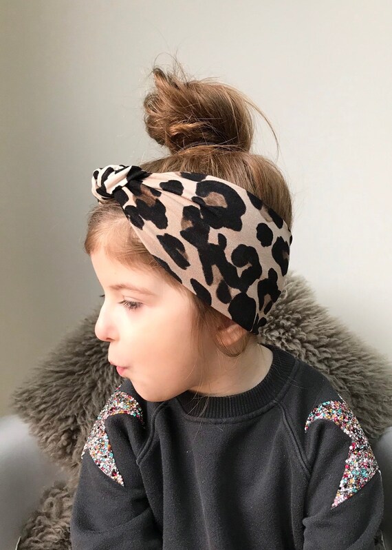 leopard print head wrap