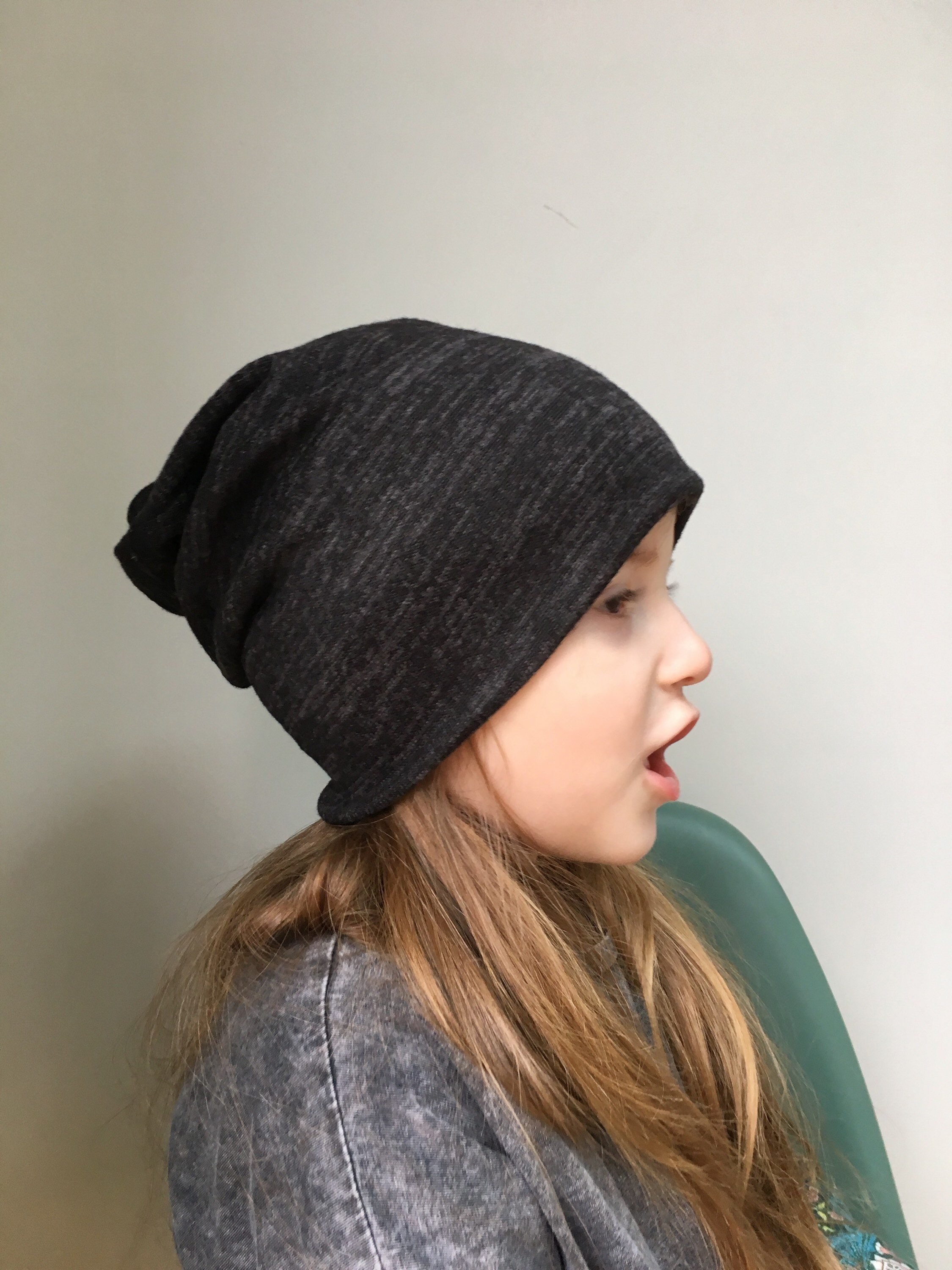 Beanie Hat / Baby Hat / Toddler Black 