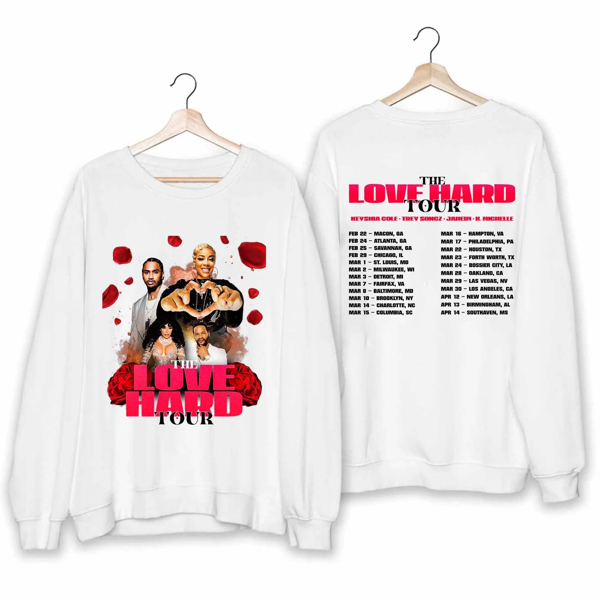 The Love Hard Tour 2024 Shirt, The Love Hard 2024 Concert Shirt