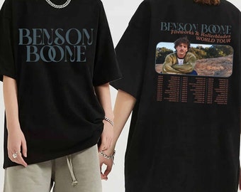 Benson Boone Fireworks and Rollerblades 2024 World Tour Camisa, Benson Boone Beautiful Things Camisa, Benson Boone Fan Gifts, Music Tour