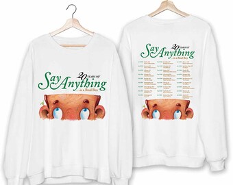 Say Anything 2024 Tour Shirt, 2024 Is a Real Boy 20th Anniversary Tour Shirt, Say Anything Band Fan Shirt, Say Anything 2024 Concert Shirt