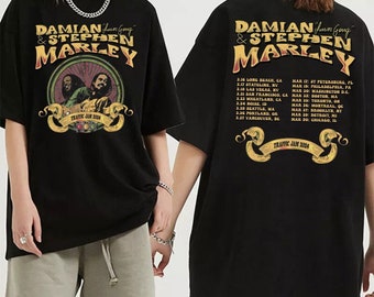 Damian + Stephen Marley Traffic Jam Tour 2024 Shirt, Damian Fan Shirt, Stephen Marley 2024 Concert Shirt, Traffic Jam 2024 Concert Shirt