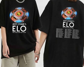 Jeff Lynne's ELO - The Over and Out Tour 2024 Shirt, Jeff Lynne's ELO Band Fan Shirt, Electric Light Orchestra 2024 Shirt, Over and Out Tour