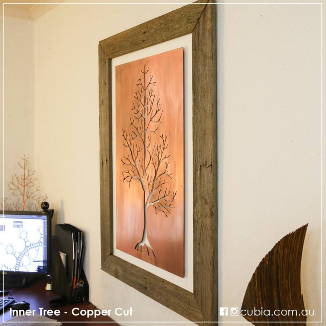 Inner Tree - Copper Wall Art - Etsy
