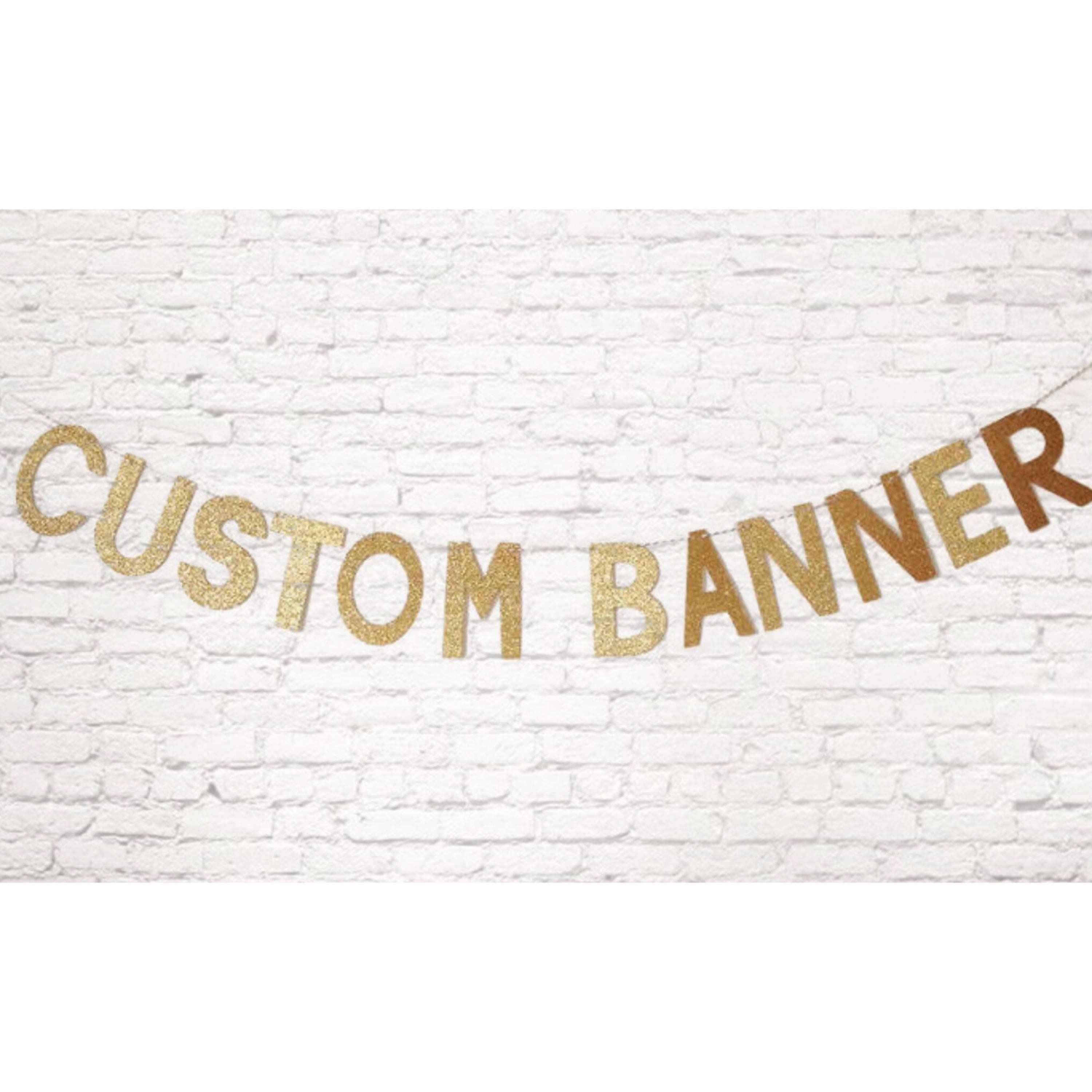 Custom Banner Bachelor Party Create Your Banner Birthday Etsy