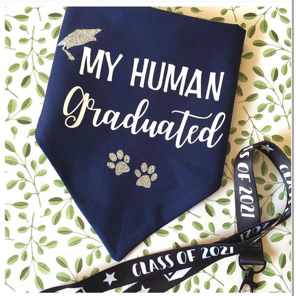 Graduation Bandana 2024, Bandana, Class of 2024, Graduation Banner, Graduation Party, Seniors 2024, Mom Graduated, Graduation Prop, Pet