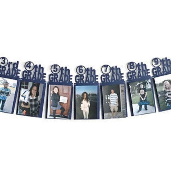 Graduation party decorations 2024 / High School Graduation / Middle School Graduation / Graduation Photo Banner / Class of 2024