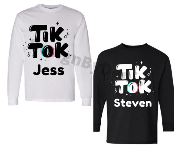 Camiseta Negro Manga Larga Tik Tok Comics-Store Camiseta Negro Manga Larga Tik Tok Comics-Store