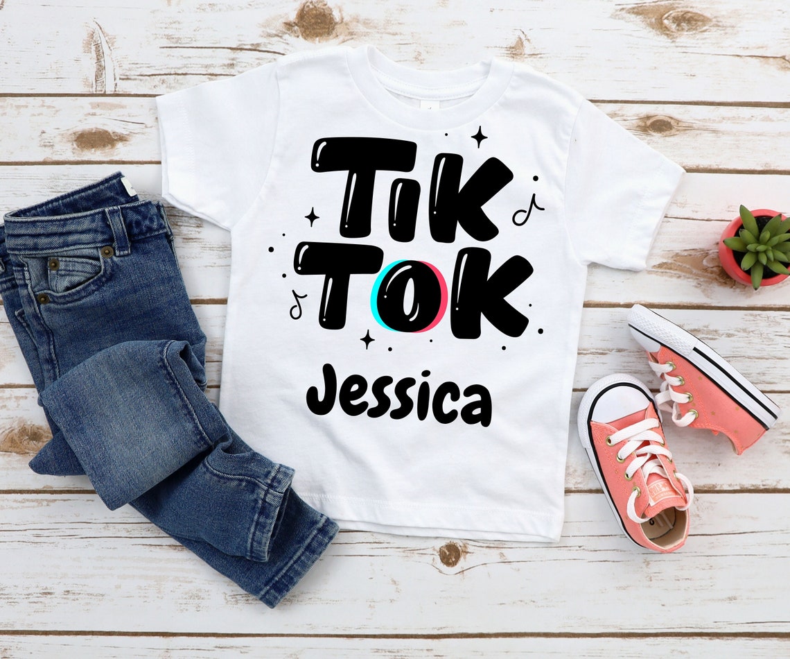 Birthday Tshirt Tik Tok Shirt Tiktok Party Girl Ladies Shirt Etsy