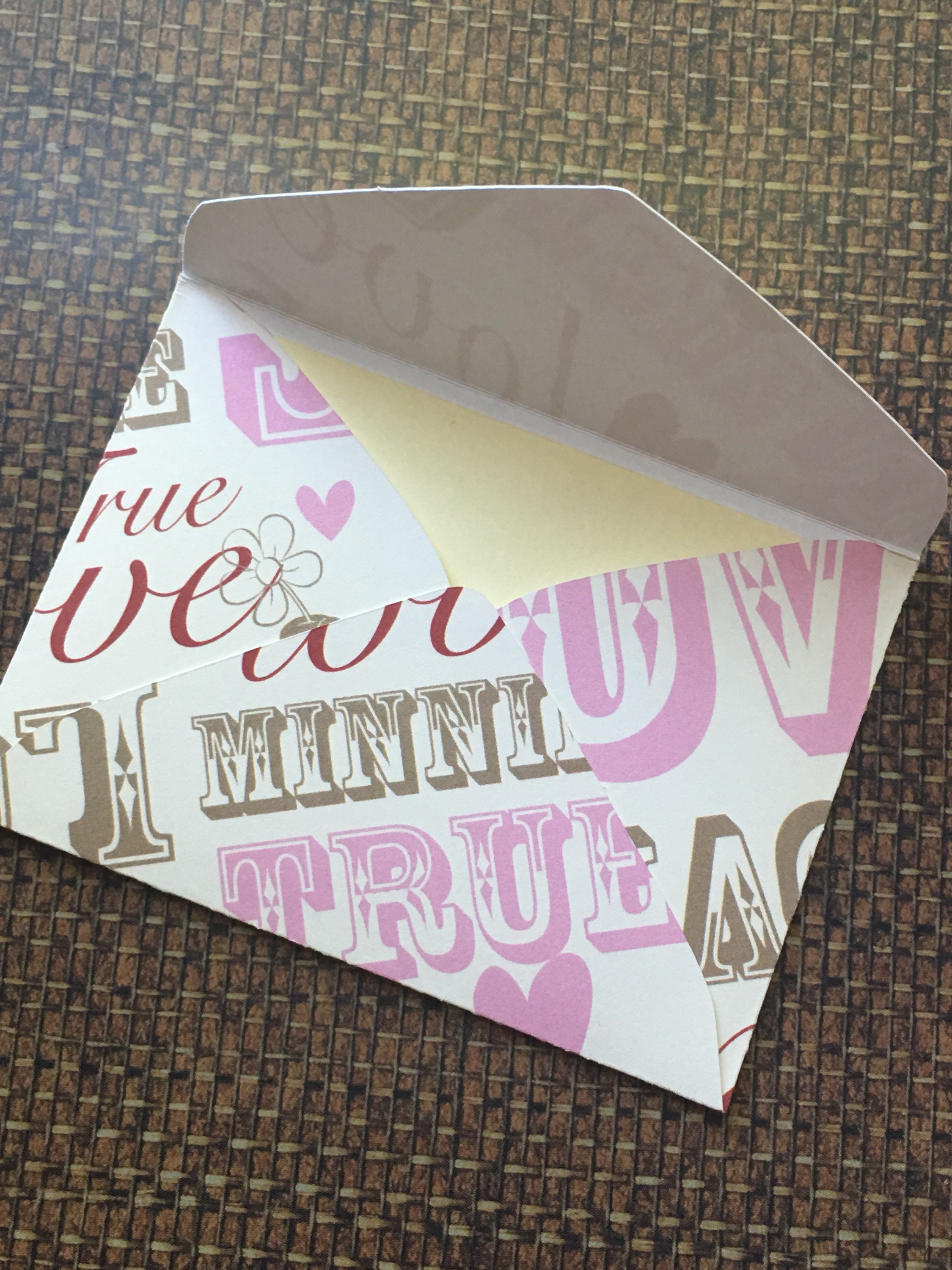 Set of 4 gift card envelopes / mini envelopes / christmas gift Etsy