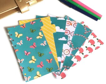 Planner Dividers / Personal Planner Divider / Personal Planner / Filofax Planner / Summer Dividers / Planner Accessories / Planner Sets