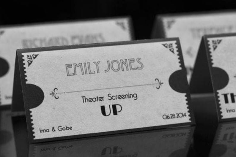 printable movie ticket card template black and white