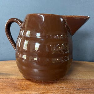 Vintage brun Bauer bikupekanna