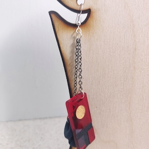 Bathhouse Token Loop Earplug Holder Earrings