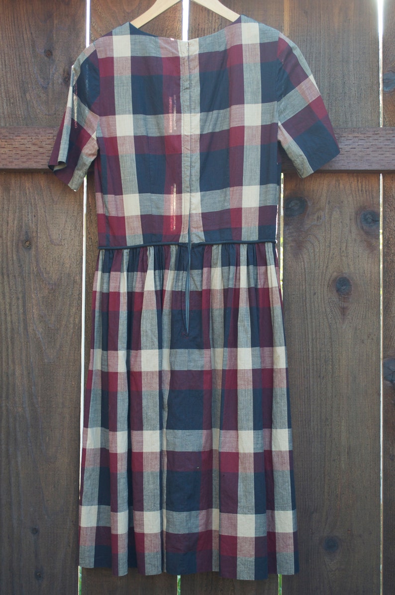 Late 1950's-early 60's Vintage Plaid Dress Size S | Etsy