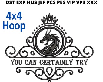 Puoi sicuramente provare D&D Embroidery Design, 4x4 Hoop Size Download istantaneo