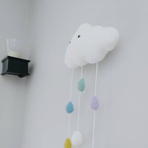 Nursery Wall Hanging /Baby Room Wall Hanging / Cloud Wall Hanging / Nursery Decor / Baby Room Decor / Cloud Wall Hanging / Rainbow Decor