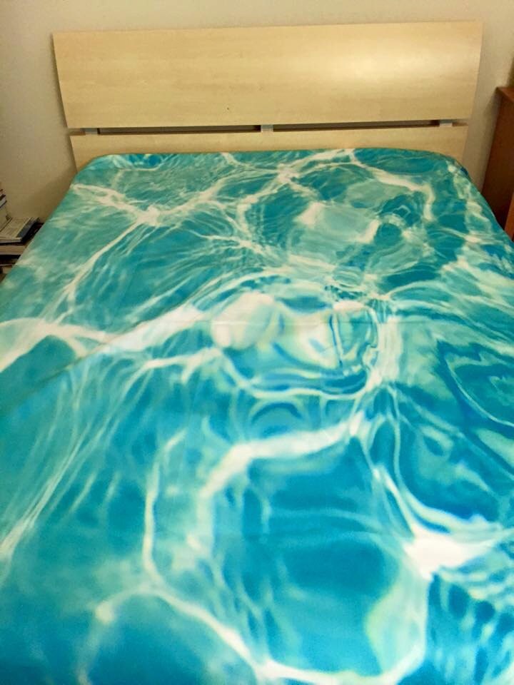 Blue Water Duvet Cover Water Bedding Cover Home Decor Etsy