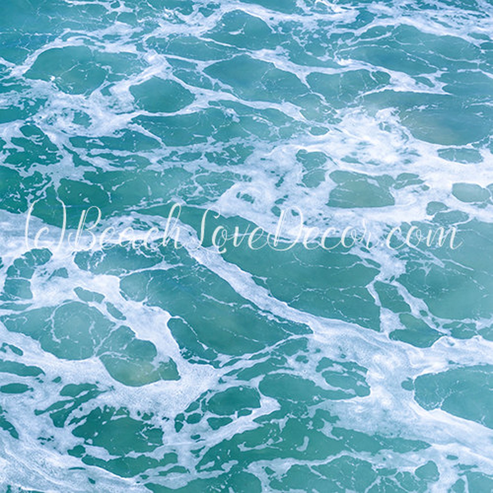 Ocean Water Duvet Cover Water Bedding Aqua Sea Tropical Etsy