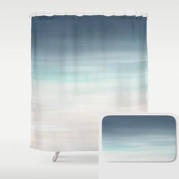 Beach Shower Curtain Etsy