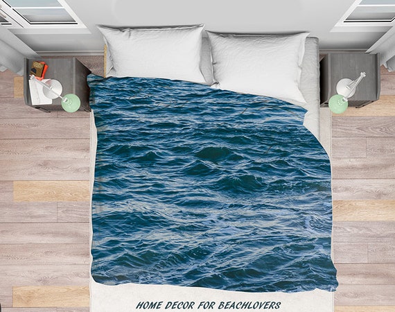 Malibu Ocean Duvet Cover Malibu Duvet Cover Water Bedding Etsy